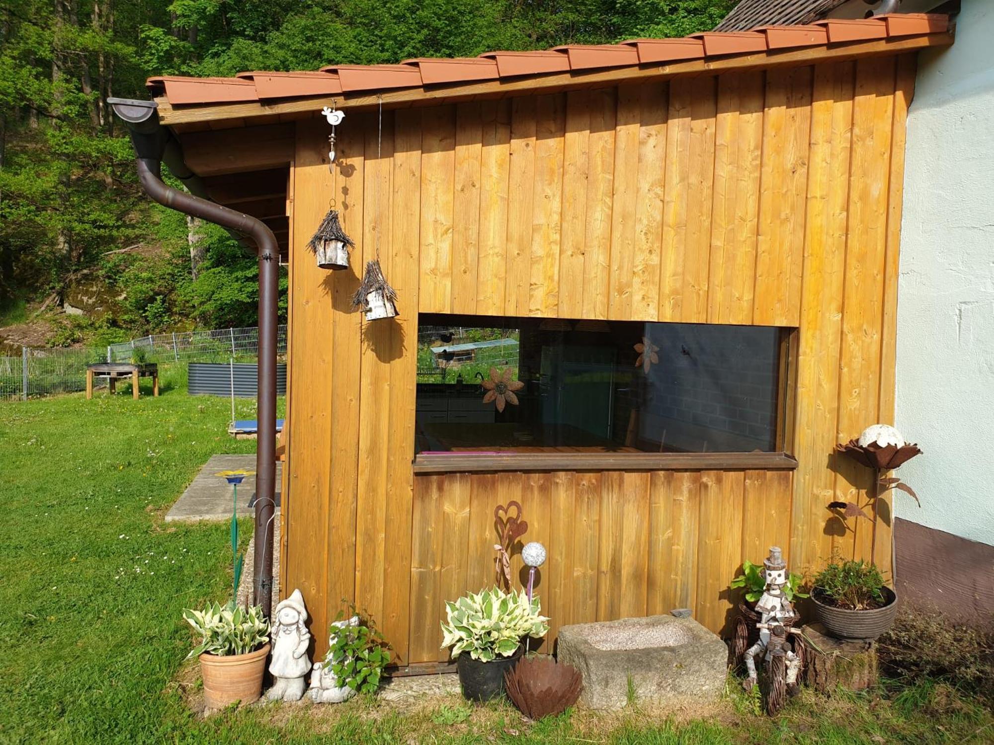 Ferienwohnung Und Sommerhaus Unter Der Burg Falkenberg  Luaran gambar